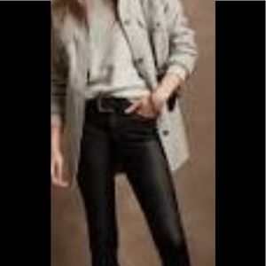 BANANA REPUBLIC MID-RISE COATED SKINNY JEAN